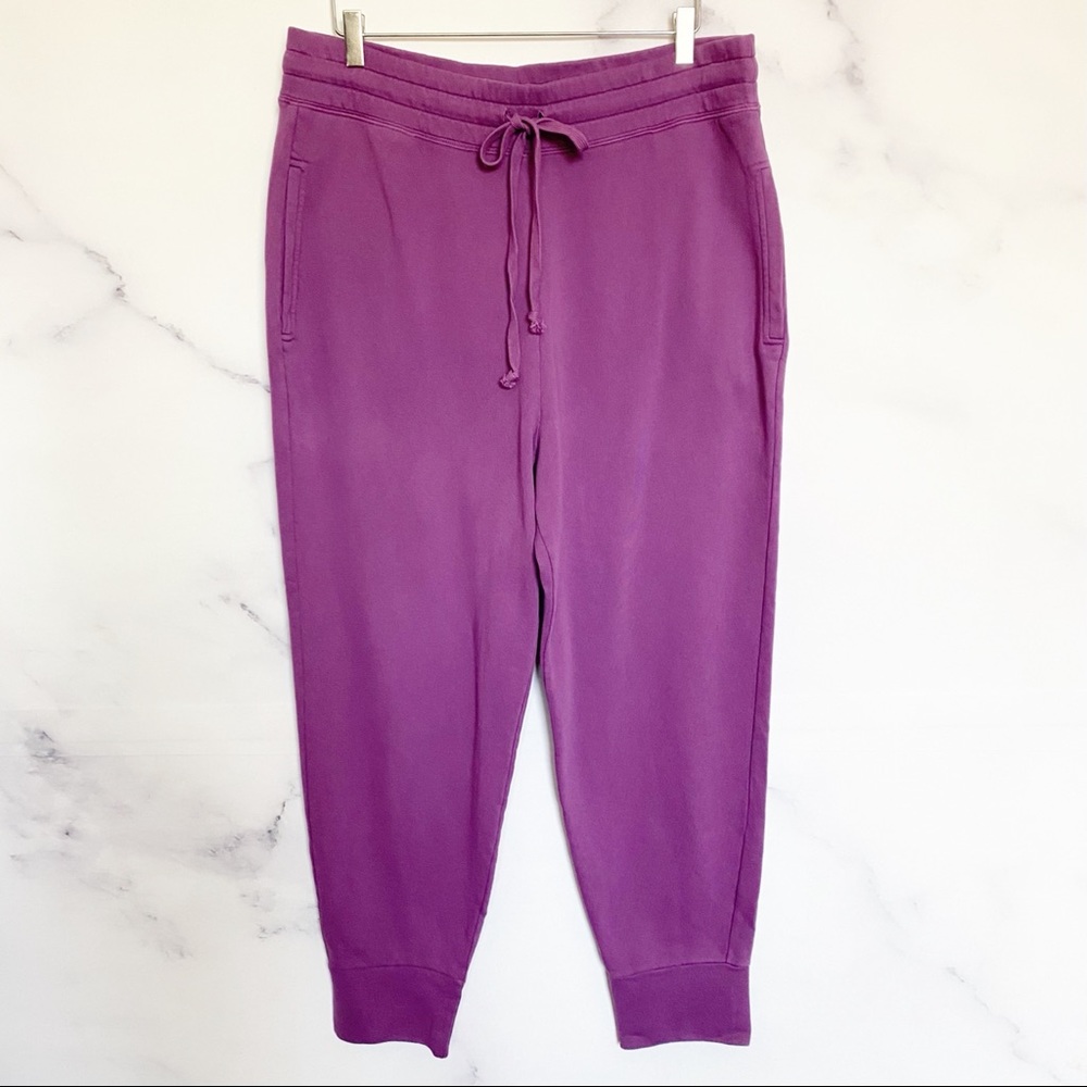 SOLD Fabletics Daria Terry Purple Jogger II Pants - Picture 3 of 11